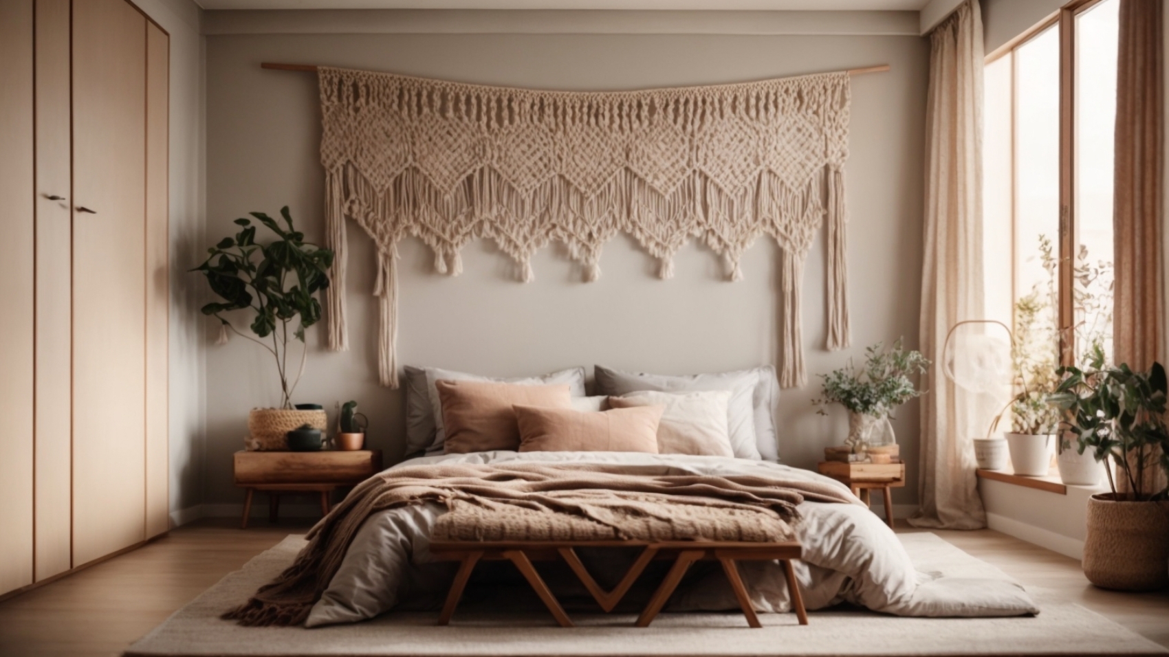 lindo macrame decoracao